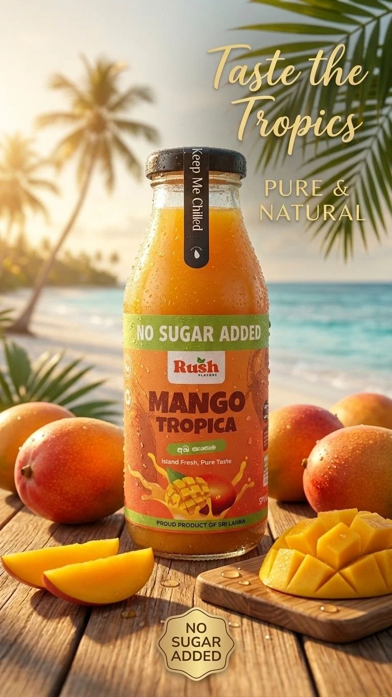 Rush Flavors Mango Tropica — Alphonso Mango — No Sugar Added