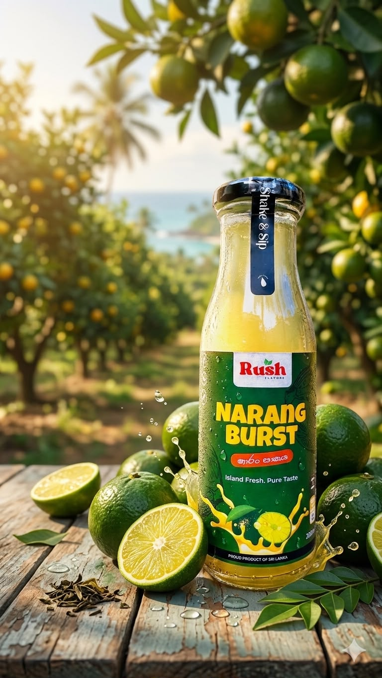 Rush Flavors Narang Burst — Sri Lankan Narang Citrus
